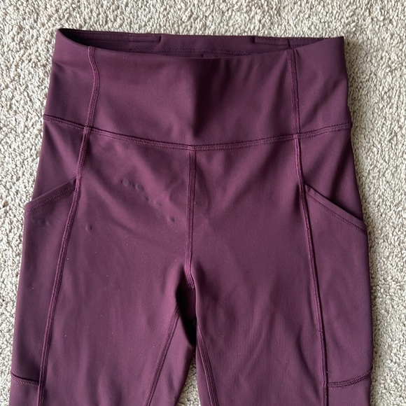 Lululemon Invigorate High-Rise Crop 23" Cassis Leggings - Picture 3 of 8